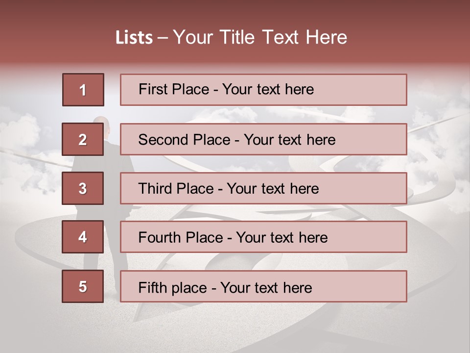 Think Improve Concept PowerPoint Template