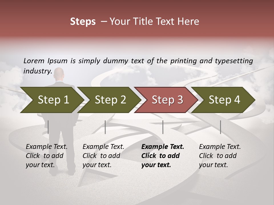 Think Improve Concept PowerPoint Template