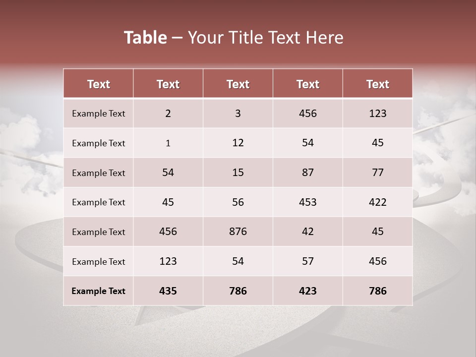 Think Improve Concept PowerPoint Template