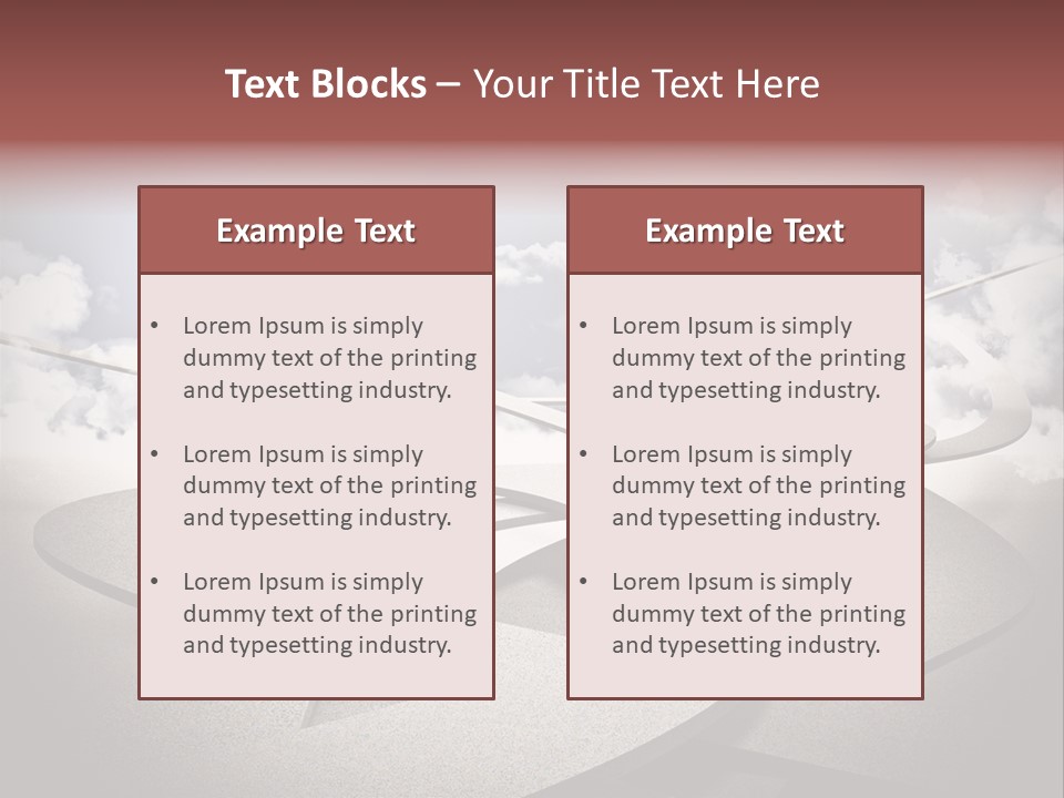 Think Improve Concept PowerPoint Template