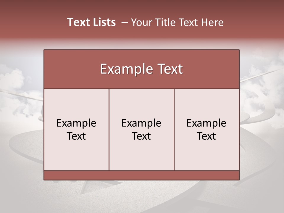 Think Improve Concept PowerPoint Template