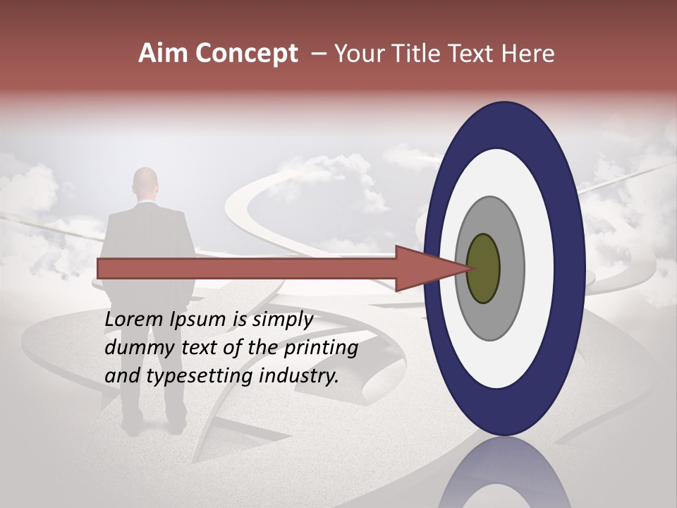 Think Improve Concept PowerPoint Template