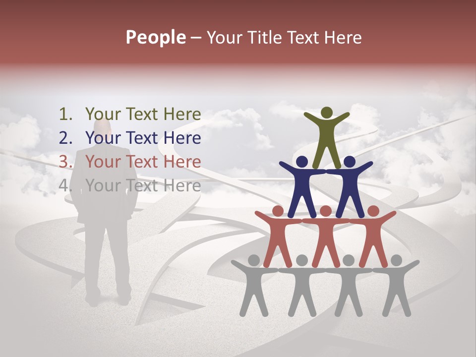 Think Improve Concept PowerPoint Template