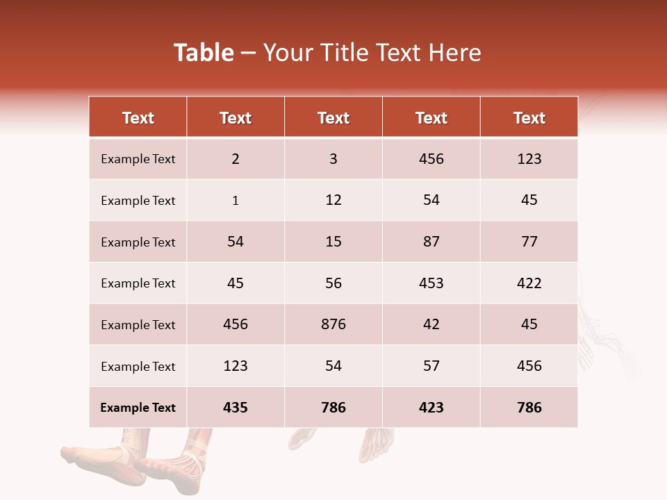 Skin Naked Structure PowerPoint Template