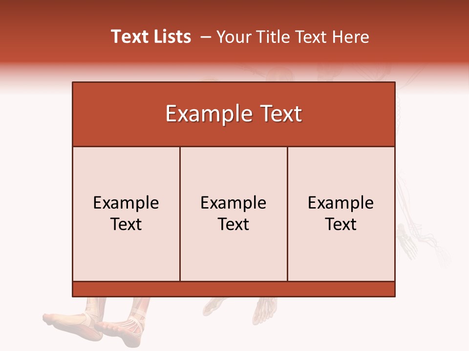 Skin Naked Structure PowerPoint Template