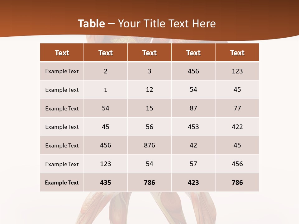 Human  Angle PowerPoint Template