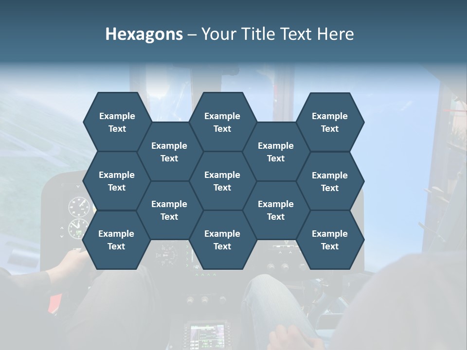 Business Flight Center PowerPoint Template