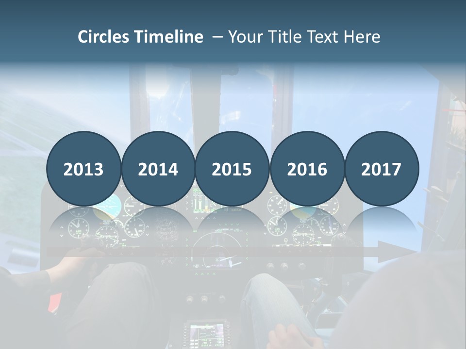 Business Flight Center PowerPoint Template