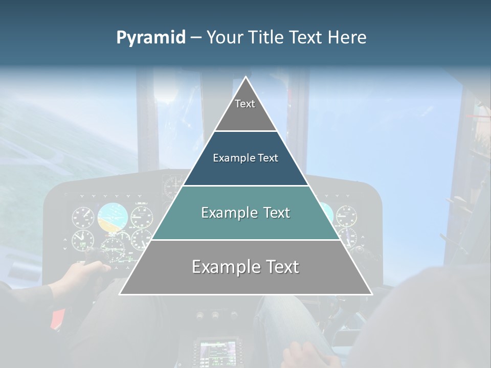 Business Flight Center PowerPoint Template