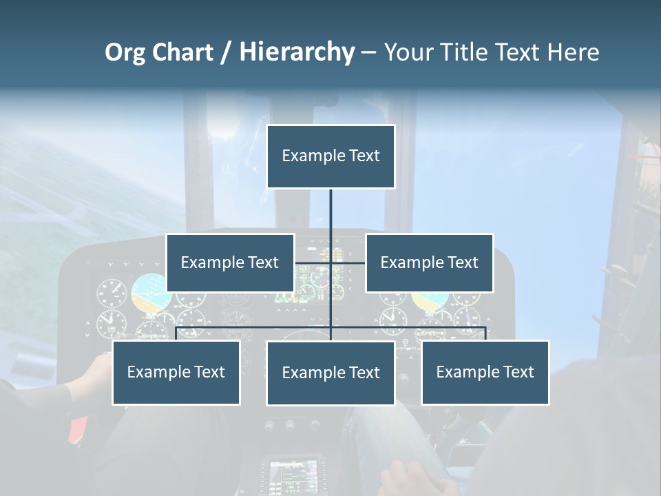 Business Flight Center PowerPoint Template