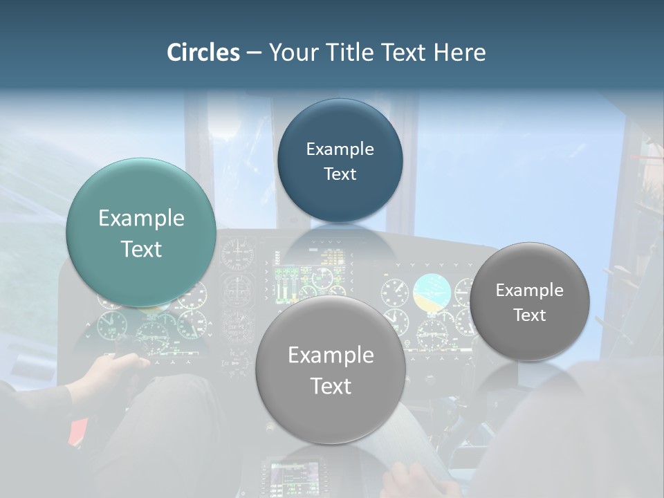 Business Flight Center PowerPoint Template