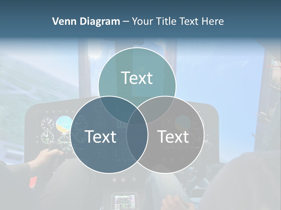 Business Flight Center PowerPoint Template