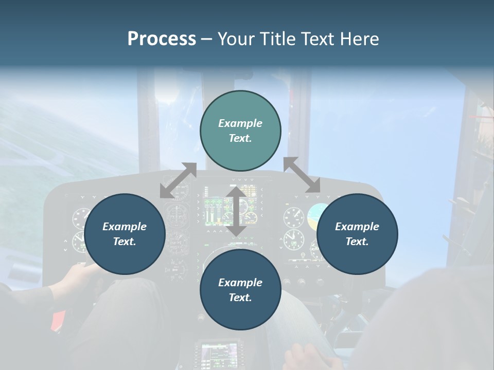 Business Flight Center PowerPoint Template