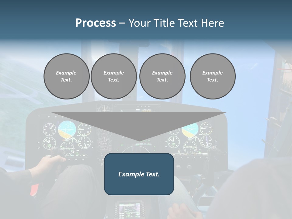Business Flight Center PowerPoint Template