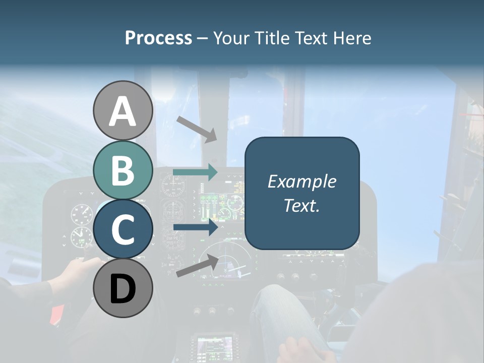 Business Flight Center PowerPoint Template