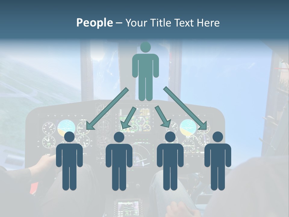 Business Flight Center PowerPoint Template