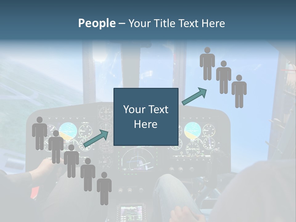 Business Flight Center PowerPoint Template