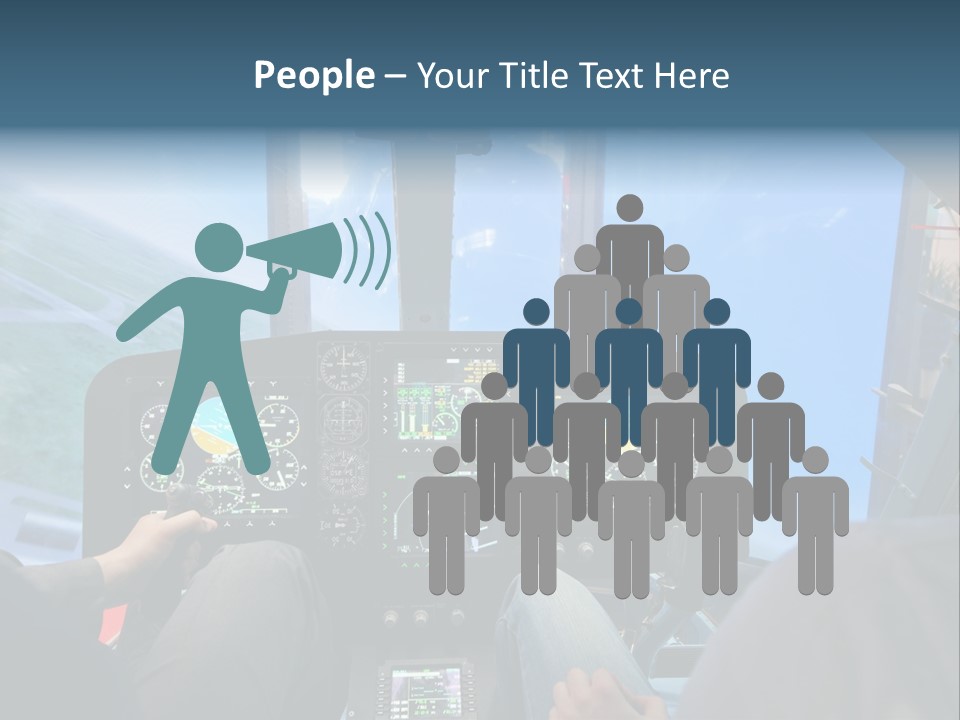 Business Flight Center PowerPoint Template