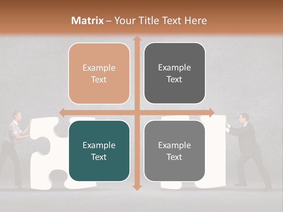 Teamwork Assemble White PowerPoint Template