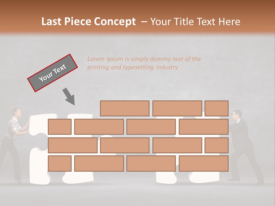 Teamwork Assemble White PowerPoint Template