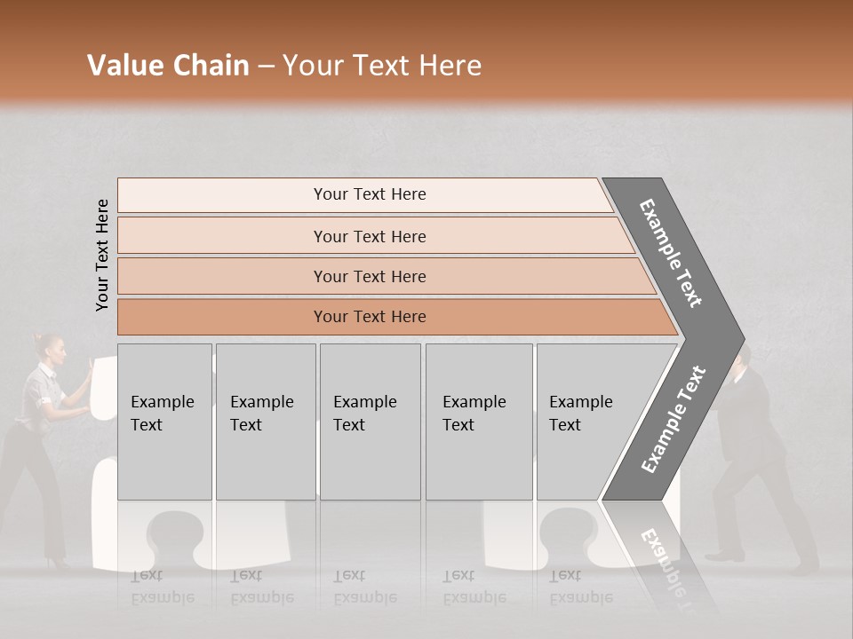 Teamwork Assemble White PowerPoint Template