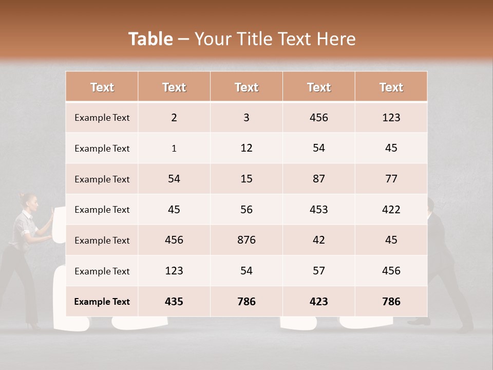 Teamwork Assemble White PowerPoint Template