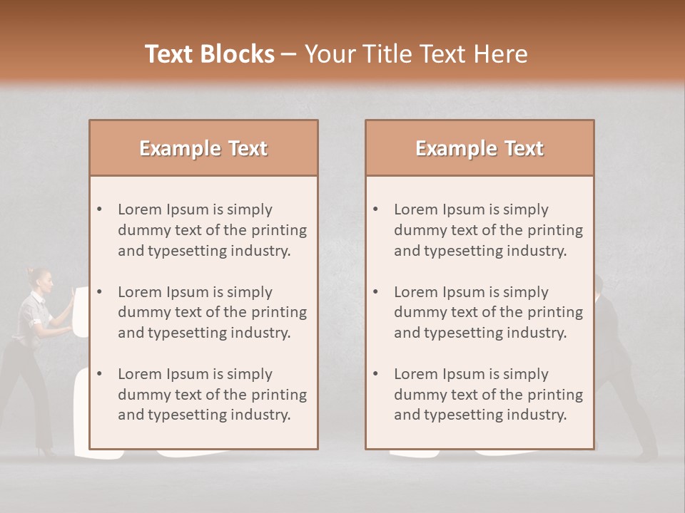 Teamwork Assemble White PowerPoint Template
