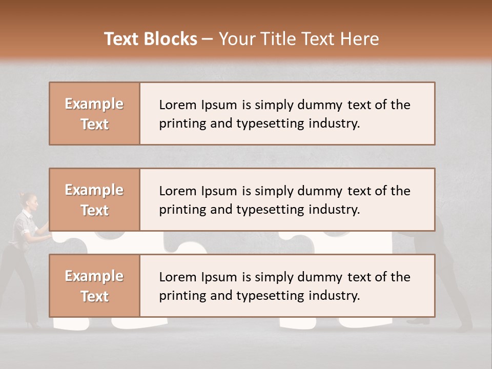 Teamwork Assemble White PowerPoint Template