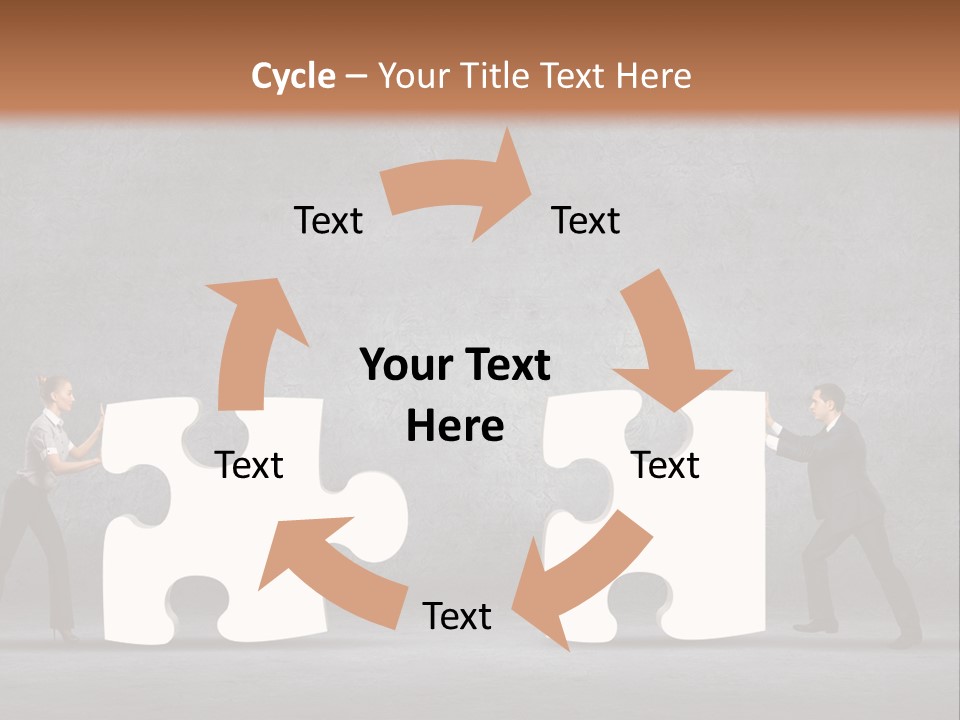 Teamwork Assemble White PowerPoint Template