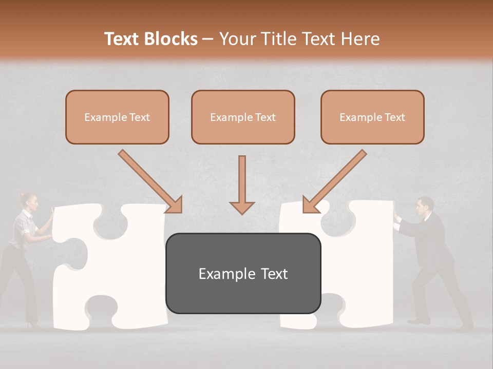 Teamwork Assemble White PowerPoint Template