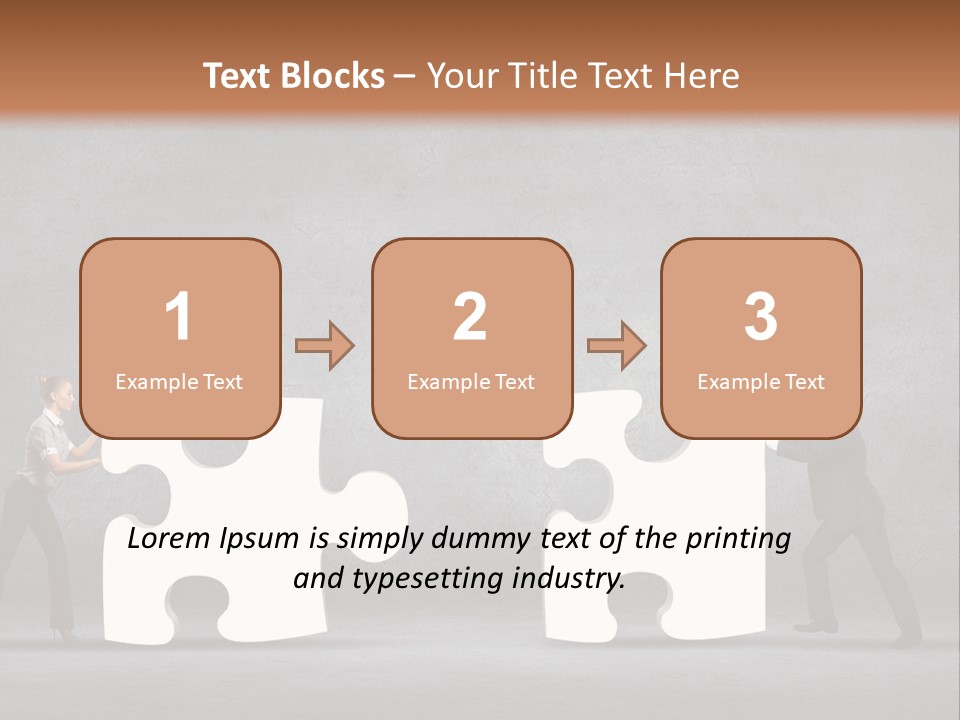 Teamwork Assemble White PowerPoint Template