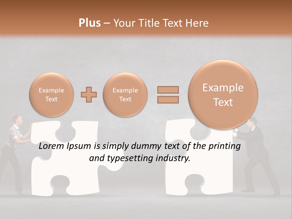 Teamwork Assemble White PowerPoint Template