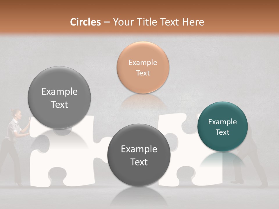 Teamwork Assemble White PowerPoint Template