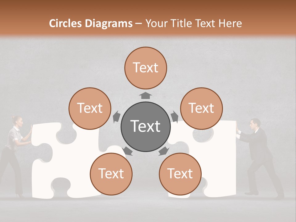 Teamwork Assemble White PowerPoint Template