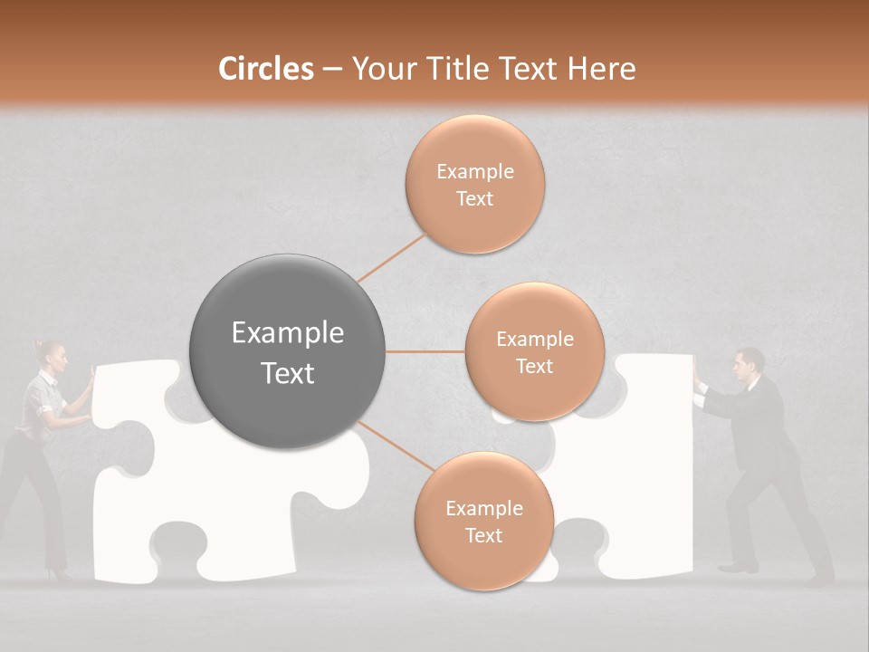 Teamwork Assemble White PowerPoint Template