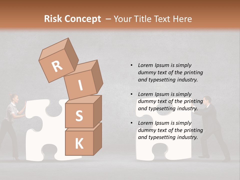 Teamwork Assemble White PowerPoint Template