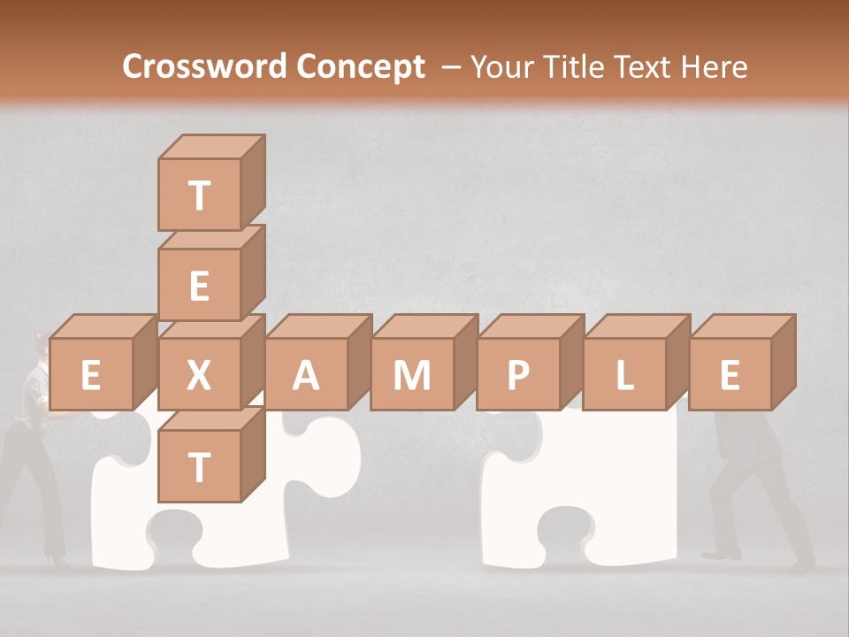 Teamwork Assemble White PowerPoint Template