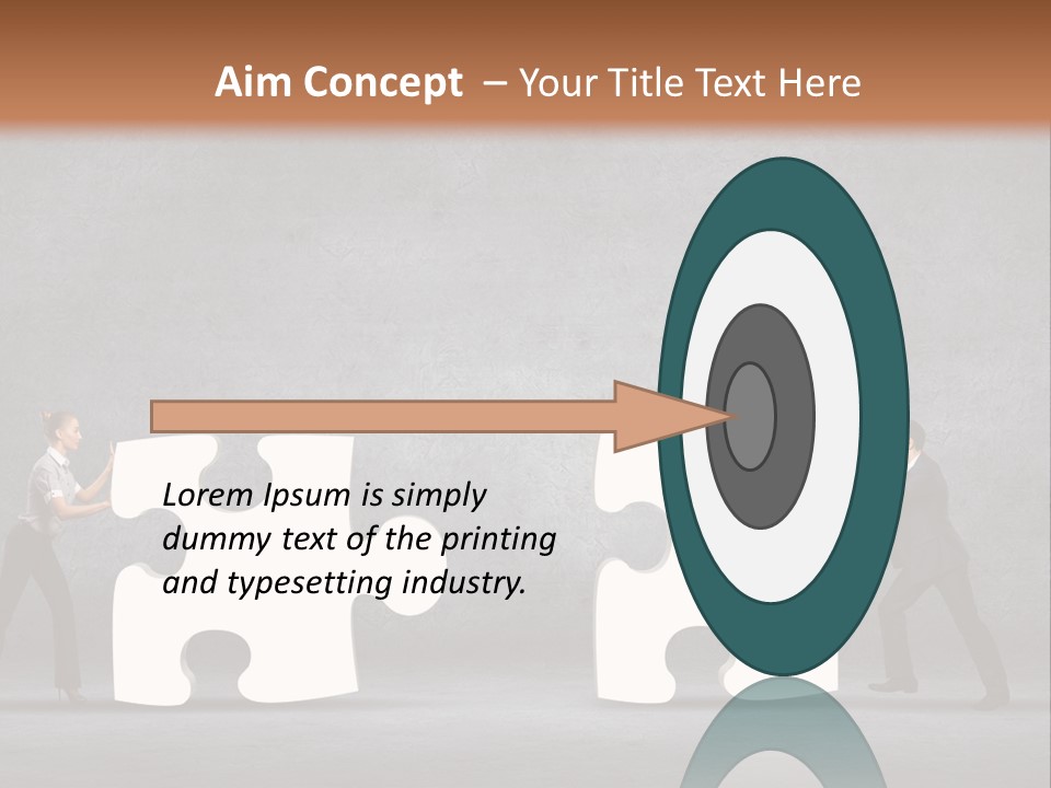 Teamwork Assemble White PowerPoint Template