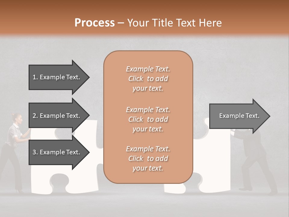 Teamwork Assemble White PowerPoint Template