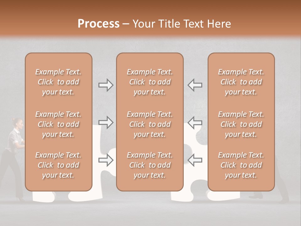 Teamwork Assemble White PowerPoint Template