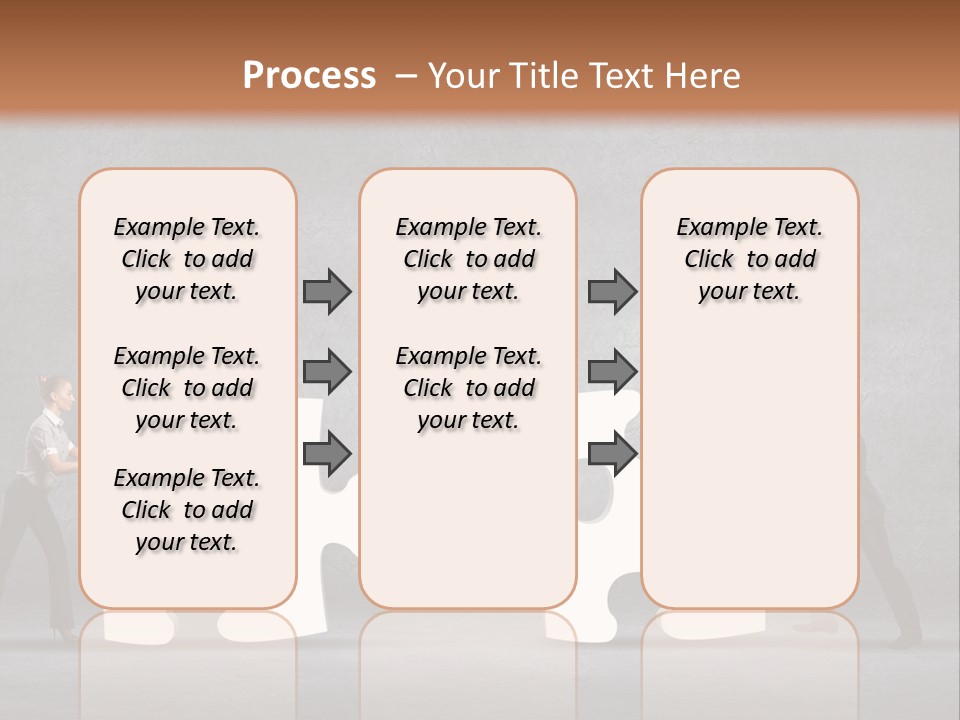 Teamwork Assemble White PowerPoint Template