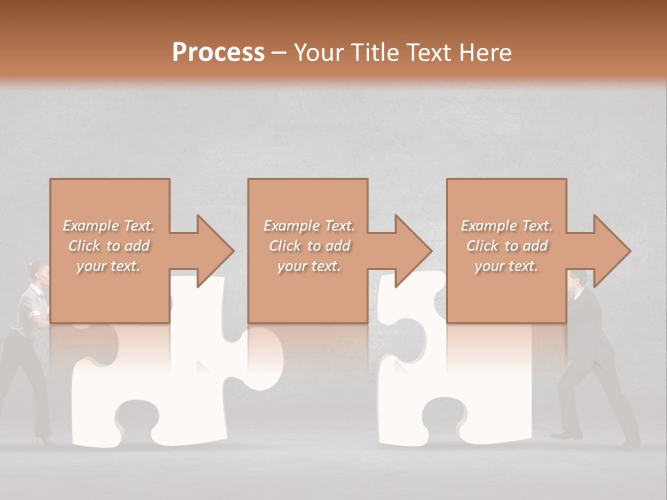 Teamwork Assemble White PowerPoint Template