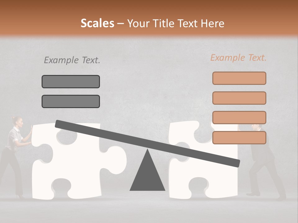 Teamwork Assemble White PowerPoint Template