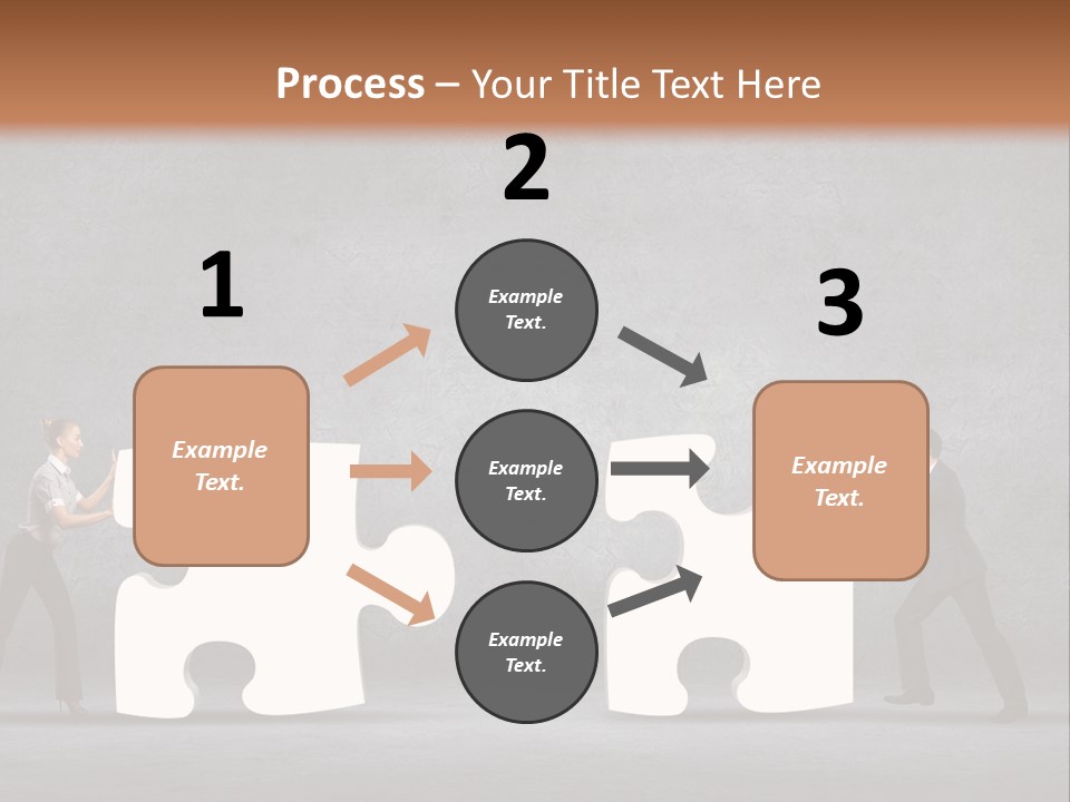 Teamwork Assemble White PowerPoint Template