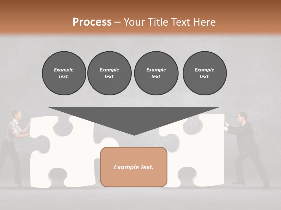Teamwork Assemble White PowerPoint Template