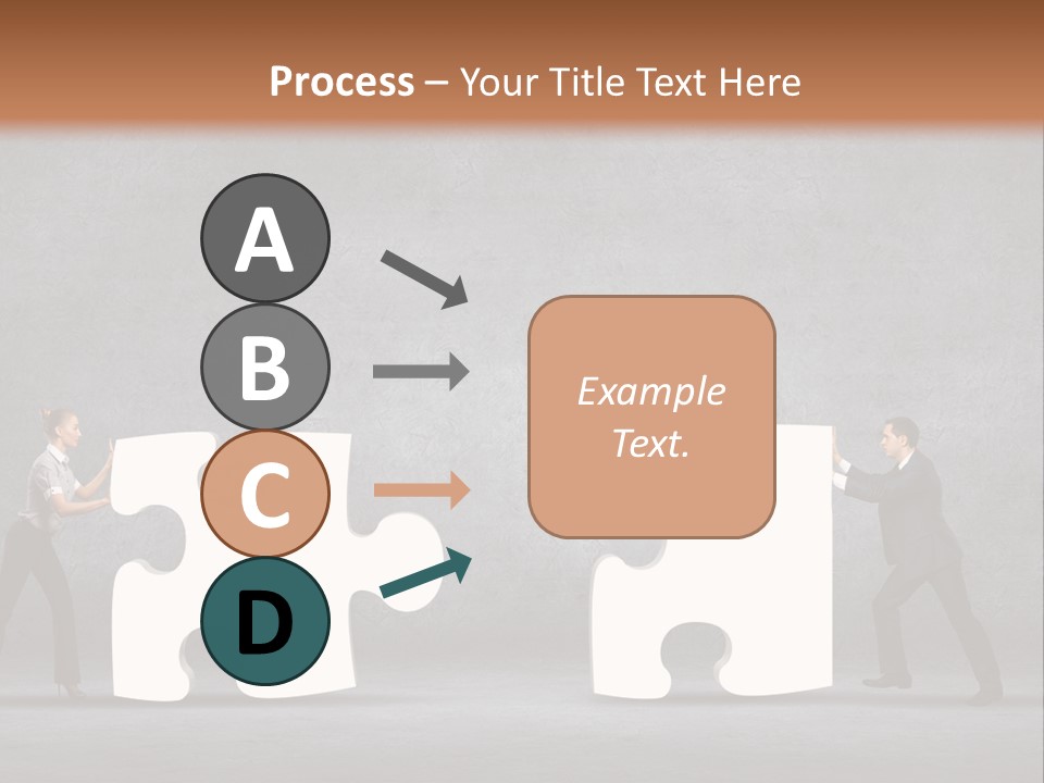 Teamwork Assemble White PowerPoint Template