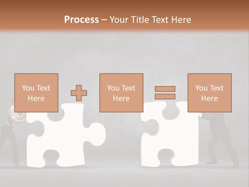 Teamwork Assemble White PowerPoint Template