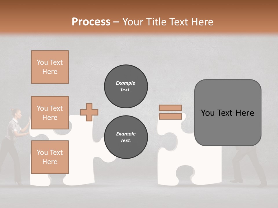 Teamwork Assemble White PowerPoint Template