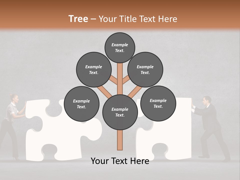 Teamwork Assemble White PowerPoint Template