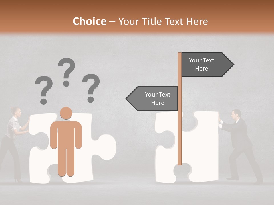Teamwork Assemble White PowerPoint Template